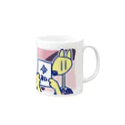 くろさわの令和のきつねくん Mug :right side of the handle