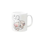 メトロ森タン美術館のむんち君ぺんぺん Mug :right side of the handle