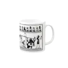 Cɐkeccooのらくがきシリーズ★エジプトの神様たち Mug :right side of the handle