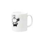 thenortonのニャンから Mug :right side of the handle