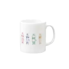 _F_U_T_A_N_J_I_のお料理猫さんの仲間たち Mug :right side of the handle