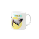 PontamansShopの俊足の犬 Mug :right side of the handle