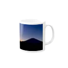 ゆいか　：　取っ手の【原価】富士山 Mug :right side of the handle