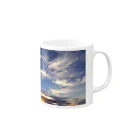 アトリエルのあの日の夕焼け Mug :right side of the handle