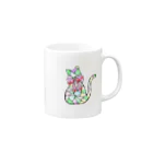 好物はぐらたんのきらきらねこ Mug :right side of the handle