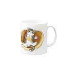 mofusandのにゃんこパンケーキ Mug :right side of the handle