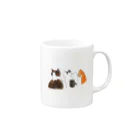 hippoのえなんちの猫たち（窓際cats） Mug :right side of the handle