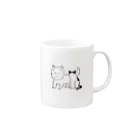 mfraのいぬねこ Mug :right side of the handle