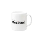 Dog indexのインデックスロゴ Mug :right side of the handle