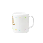 *॰⋆ Milky Way *॰⋆のシャボン玉マグカップ(しろこver.) Mug :right side of the handle