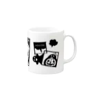 イラスト MONYAAT のGz かぼちゃバーガーＤ(gr) Mug :right side of the handle