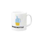 らっこやくのURINE BOTTLE Mug :right side of the handle