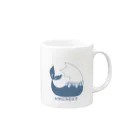 ちょぼろうSHOPのウミネコ（線あり） Mug :right side of the handle