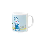 とんちピクルスのレレソムリエ Mug :right side of the handle