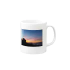 スキー場のゆきの〜夕焼けって、なんか複雑〜 Mug :right side of the handle