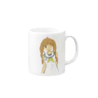 あーちゃんのゆるふわ女の子 Mug :right side of the handle