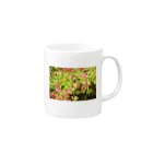 スキー場のゆきの帰り道のお花 Mug :right side of the handle