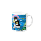 しめじ＆山芋TV(Youtube)のチャンネルのヘッダー Mug :right side of the handle