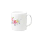 癒しと幸せの占い師・ちぃのお店の癒しの花 Mug :right side of the handle