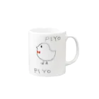 Yのひよこ Mug :right side of the handle