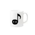 いよかん shopの音符ちゃん（八分音符） Mug :right side of the handle