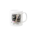 マロマロの黒柴とササミ Mug :right side of the handle