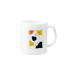 生活の透けるキャット Mug :right side of the handle