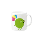 Parafamilyのmame　でんわする Mug :right side of the handle