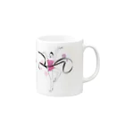 SprayDressのリボンキラキラ女子 Mug :right side of the handle