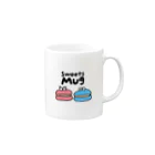 IMON'ne NAOMIのSweets MugーMacaronー Mug :right side of the handle