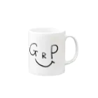 山口県タベスタグラムの仲良し家族。【grandpa】 Mug :right side of the handle