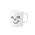 山口県タベスタグラムの仲良し家族。【mom】 Mug :right side of the handle