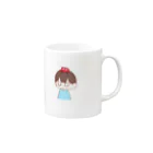 まや@ふわふわのあたまの上にくるま Mug :right side of the handle