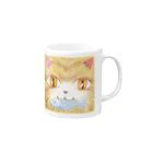 花信風のお店の魚をくわえた猫 Mug :right side of the handle