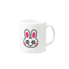 幽囚の箱庭　SUZURI店の【USA】beautiful face Mug :right side of the handle