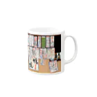 Hashibiro Naoのそば屋さん Mug :right side of the handle