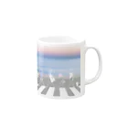 Blue Ocean Artのマジックアワー Mug :right side of the handle