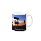 photo-kiokuの湘南夕景 Mug :right side of the handle