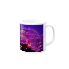 photo-kiokuの横浜夜景４ Mug :right side of the handle