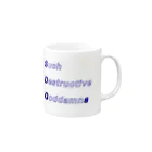 トントロのSDGs（裏／Ver.K） Mug :right side of the handle