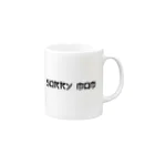 SORRY MOM ANIKAROVのロゴ（ブラック） Mug :right side of the handle