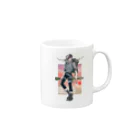 かもしかもどきの旅人さん Mug :right side of the handle