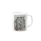 tapirのマレーバク Mug :right side of the handle