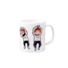 ななしのごんこのくろきゅんの日グッズ Mug :right side of the handle