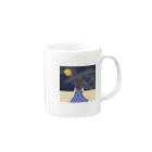 Ryutzzの星を見上げる女の子 Mug :right side of the handle