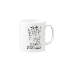 momocoの幸せmomoco Mug :right side of the handle