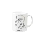 潤八(花団ベース・布・ハハハ)のカズロ・レイ君 Mug :right side of the handle