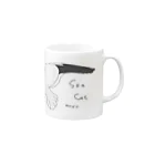 Sea Cat GoodsのSea Cat Music Vol.1 Icon Mug :right side of the handle