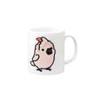 Cody the LovebirdのChubby Bird オオバタン Mug :right side of the handle