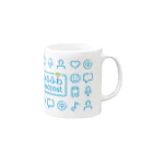 ゆるふわPodcastのゆるふわPodcast マグカップ Mug :right side of the handle